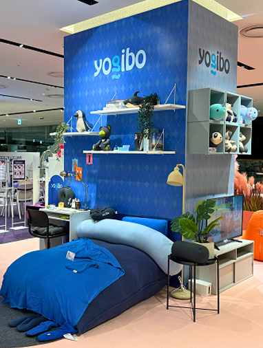 "Yogibo Opens Pop-Up Store at The Hyundai Seoul, Showcases Relaxation Experience Space.